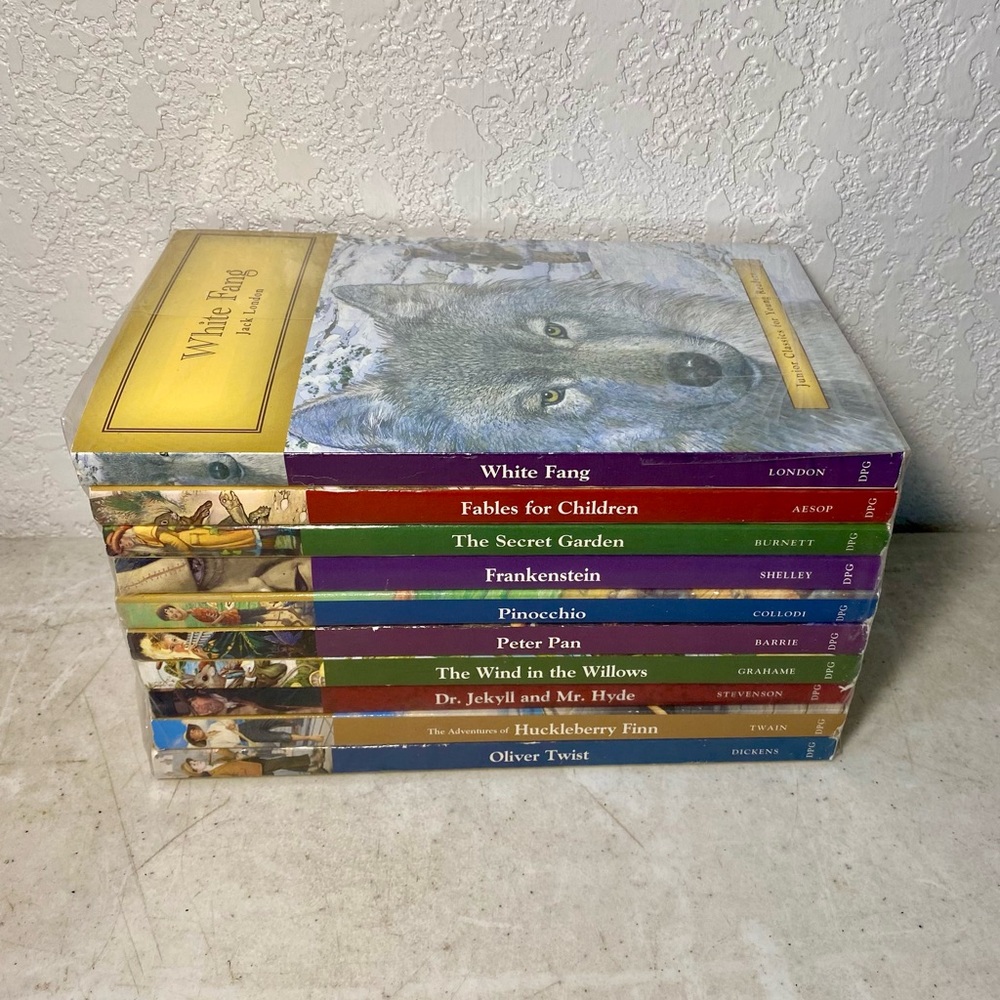 Collection of Classic Literature Books for Young Readers Treasury of 10 Volumes